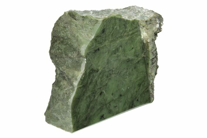 Tall, Polished Jade (Nephrite) Section - British Colombia #200455